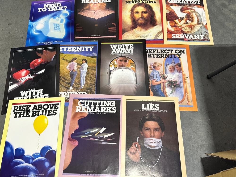 1980s The New Era Mormonad LDS Poster Lot 20x14" Set of 11 ~ 260825-WH 1340